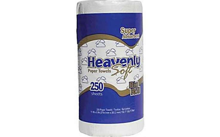HEAVENLY SOFT PERFORATED HH TWLS 2PLY 250' 12/ 