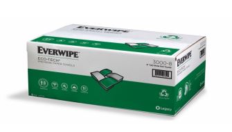 8" 3000-8 WHITE ROLL TOWEL TAD 6/ 1.75" CORE 600' 50606