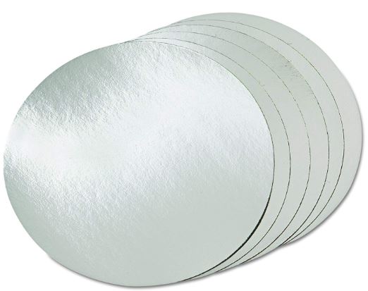 7" LAMINATED FOIL FLAT LID F/ 7" ROUND ALUM 500/