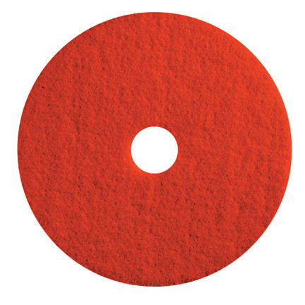 17" RED FLR PAD BUFF 5/