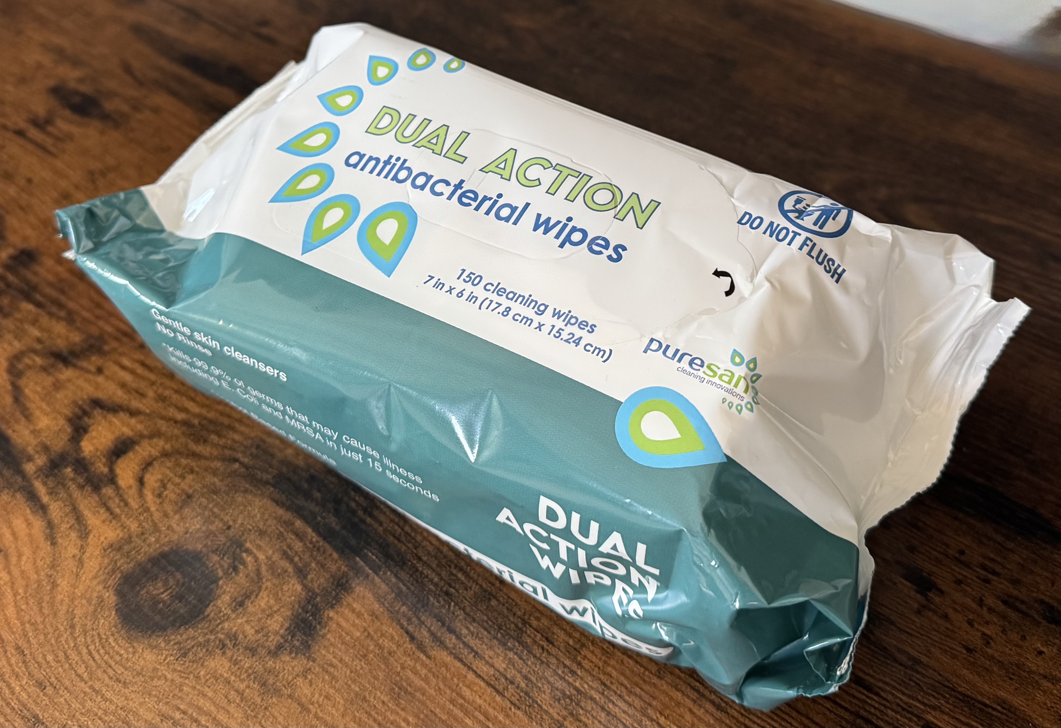 DUAL PURPOSE HAND/SURFACE WIPES PPE 12/150 KILLS 99.9%