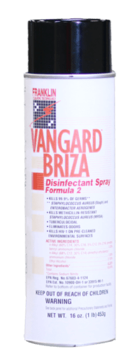 VANGARD BRIZA DISINFECTANT SPRAY AEROSOL 16OZ 12/