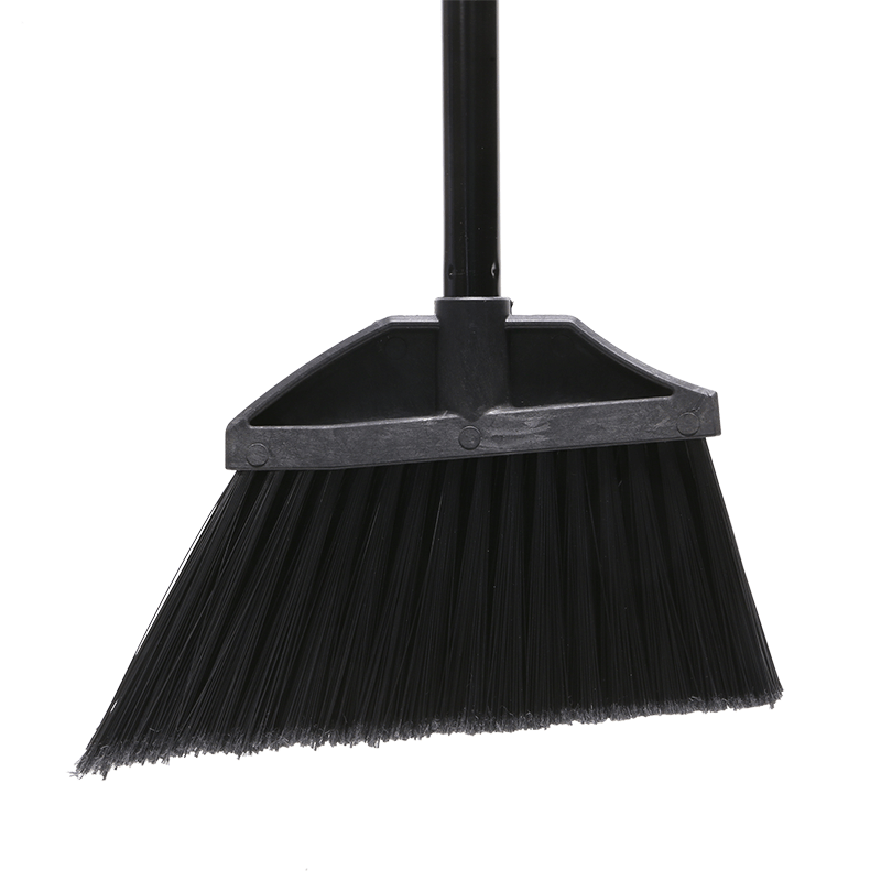 LOBBY ANGLE BROOM 12/ BLK 30.5"L 6"HD
